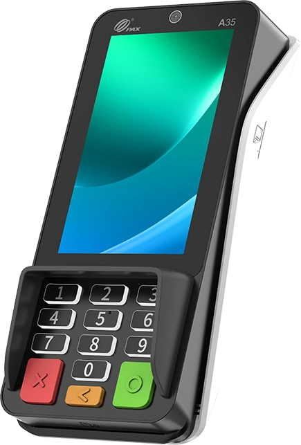 PAX A35 countertop PIN pad terminal.